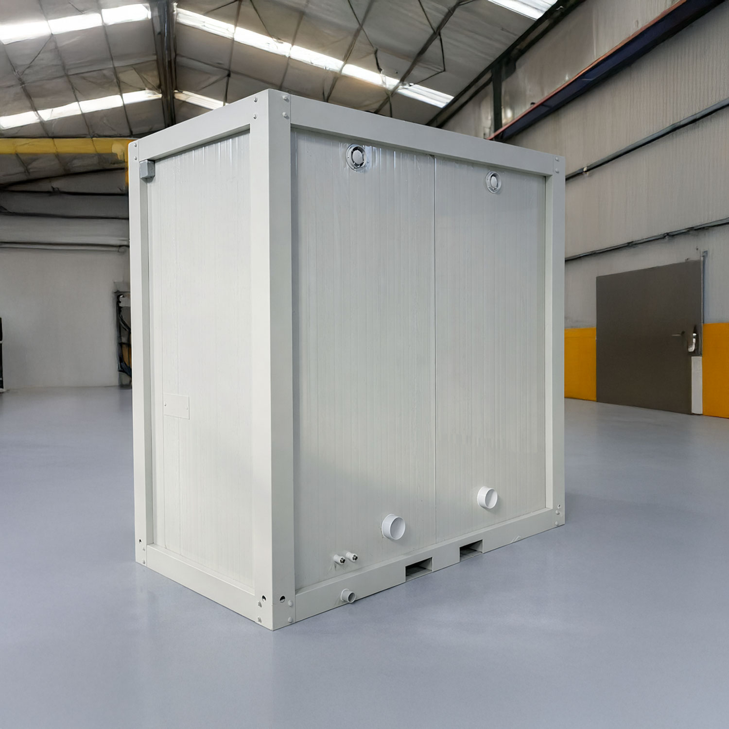 Module T DE | Kompakter Sanitärcontainer Modell SN-22 (268 × 143 cm)