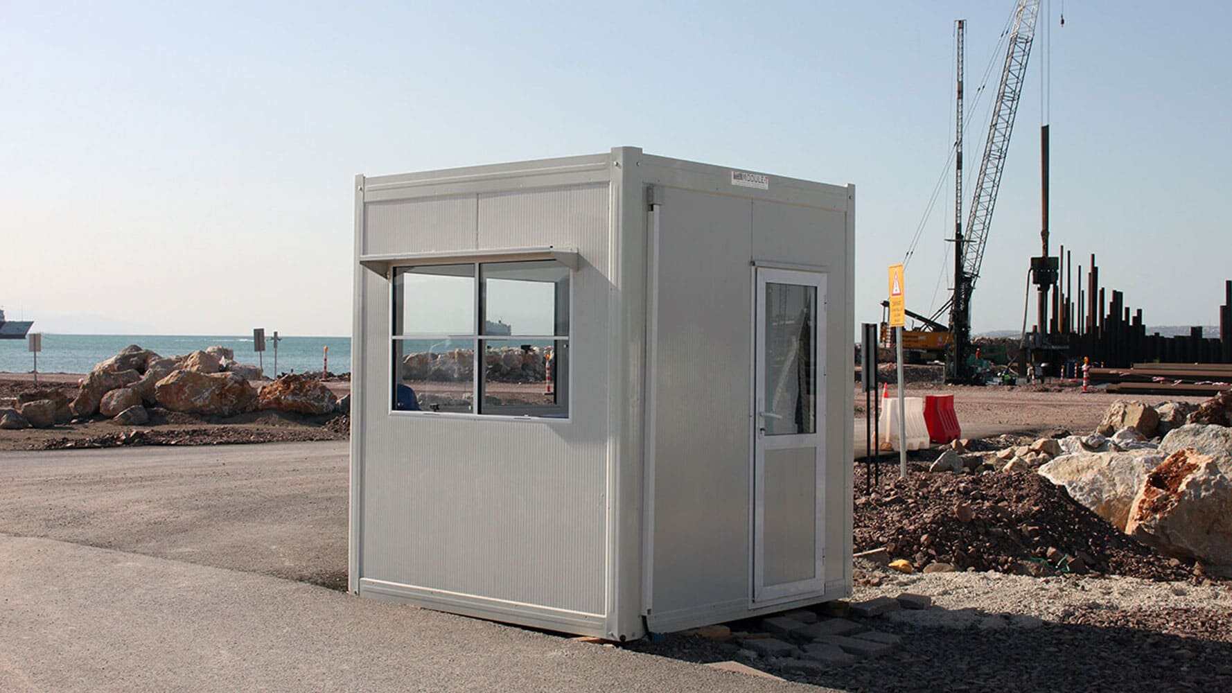 Module T DE | Ultra-Compact Security Guardhouse Container 2.25 m²