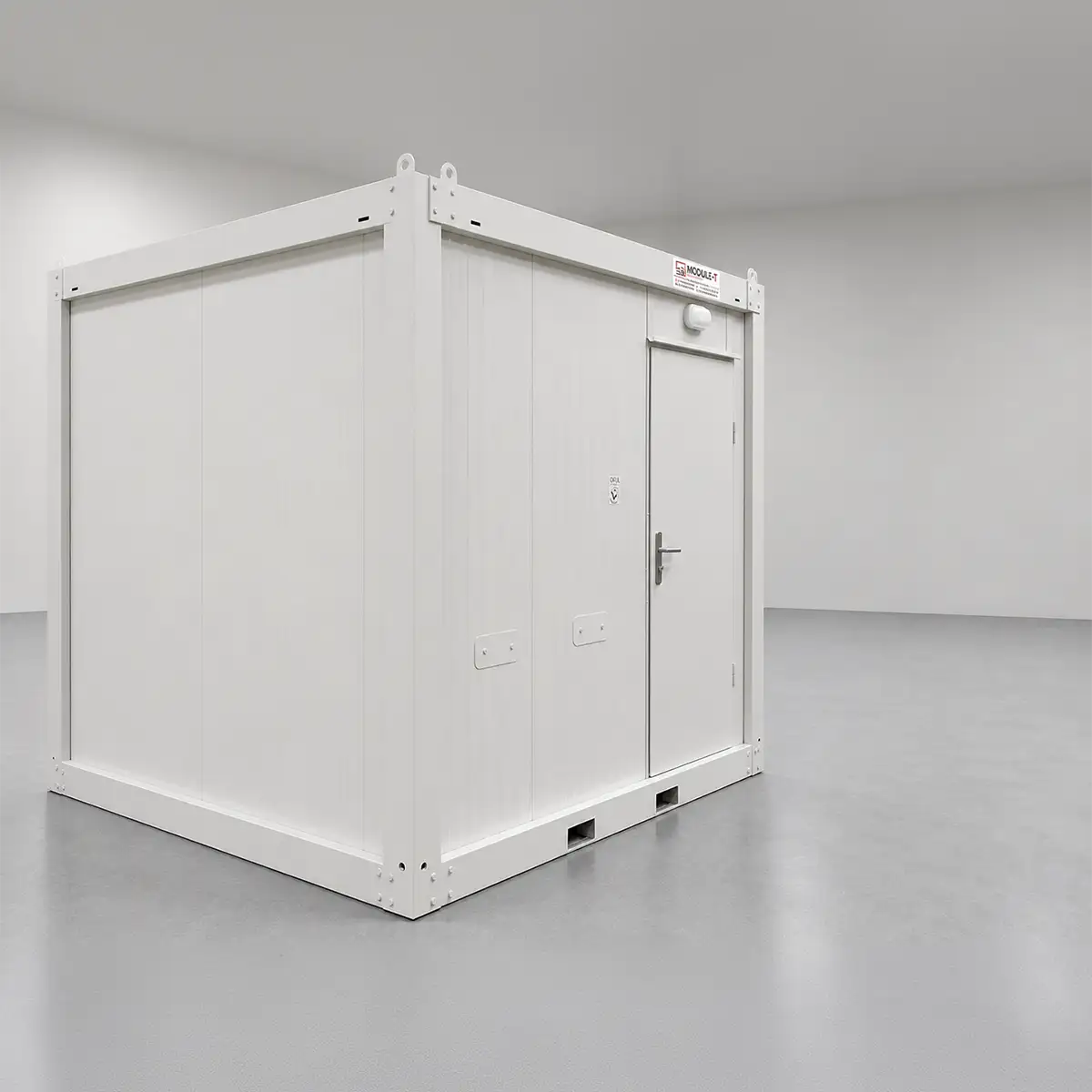 Module T DE | Sanitärcontainer mit Dusche & WC – SC-A3000.4 (300 × 240 cm)