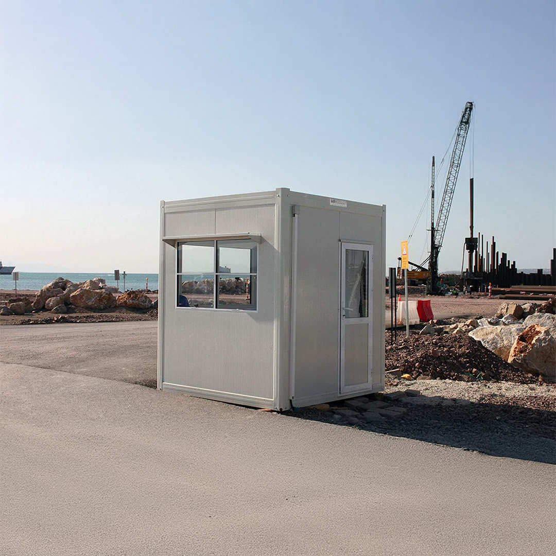 Module T DE | Pförtnercontainer GH-1500.1 – 4,7’ (143 × 143 cm)