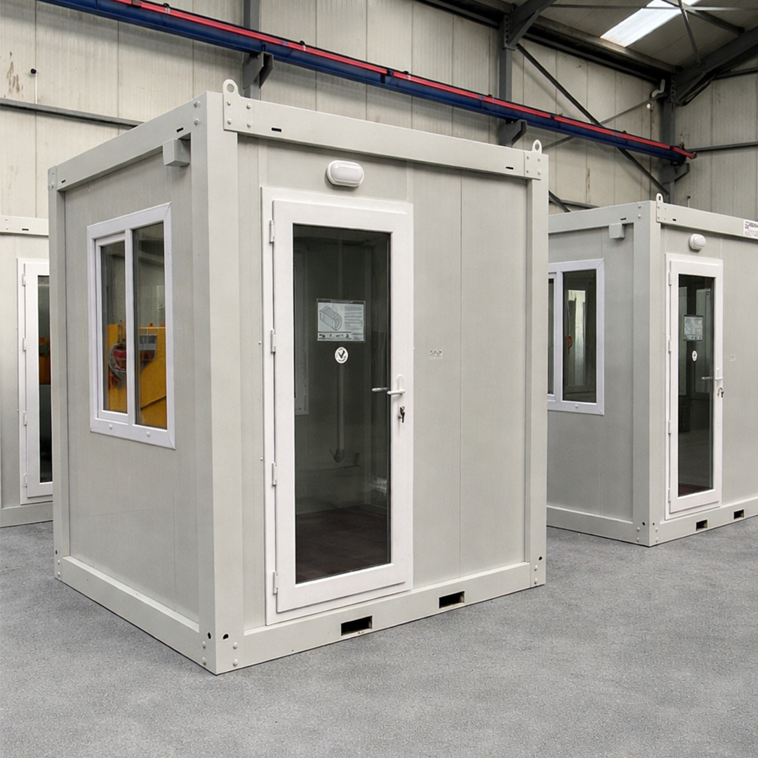 Module T DE | Pförtnercontainer GH-1500.2 – 7,2’ (218 × 143 cm)